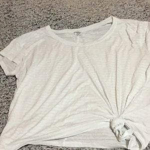 See through workout shirt